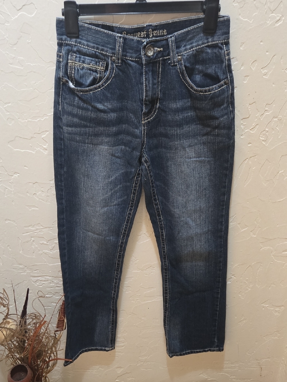 Girls Request Premium Jeans  Dark Blue Stretch Jeans